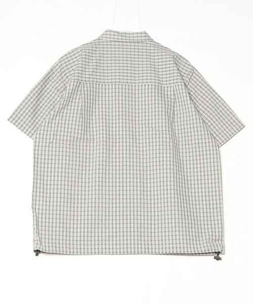 BROKEN BASE（ブロークンベース）の「チェックセットアップパジャマシャツ（シャツ/ブラウス・メンズ・ブルー系/ベージュ系/ピンク系・SMALL/MEDIUM/LARGE）」の4枚目の写真
