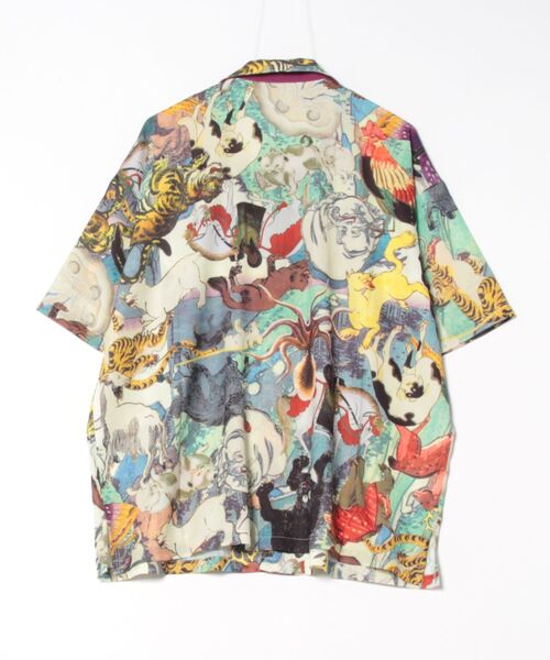 カヤ(カヤ)の「【カヤ】着る、NIPPON ART 浮世色メンズ開襟シャツ(シャツ/ブラウス・メンズ・その他2/その他1/その他3・FREE)」の4枚目の写真