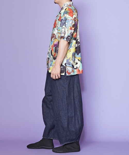 カヤ(カヤ)の「【カヤ】着る、NIPPON ART 浮世色メンズ開襟シャツ(シャツ/ブラウス・メンズ・その他2/その他1/その他3・FREE)」の6枚目の写真