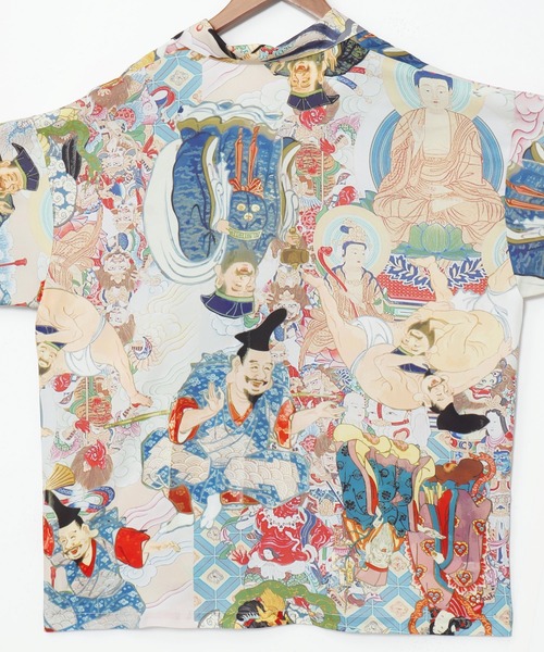 カヤ(カヤ)の「【カヤ】着る、NIPPON ART 浮世色メンズ開襟シャツ(シャツ/ブラウス・メンズ・その他2/その他1/その他3・FREE)」の13枚目の写真