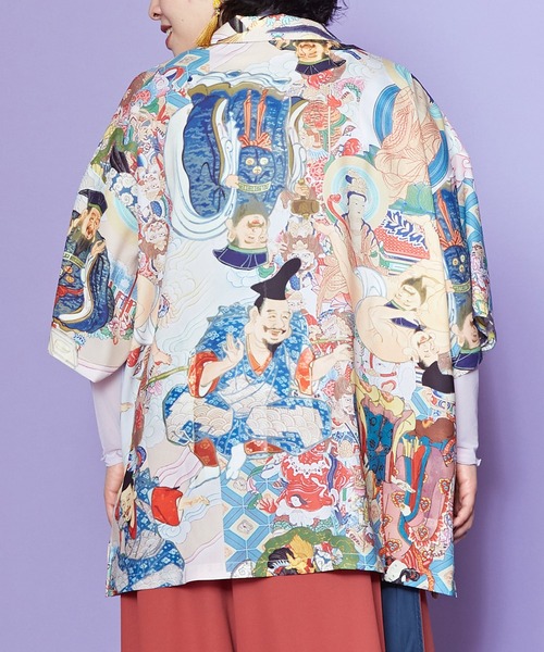 カヤ(カヤ)の「【カヤ】着る、NIPPON ART 浮世色メンズ開襟シャツ(シャツ/ブラウス・メンズ・その他2/その他1/その他3・FREE)」の18枚目の写真