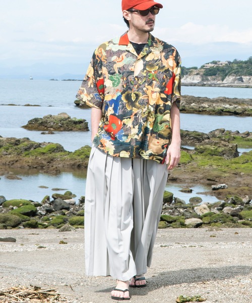 カヤ(カヤ)の「【カヤ】着る、NIPPON ART 浮世色メンズ開襟シャツ(シャツ/ブラウス・メンズ・その他2/その他1/その他3・FREE)」の21枚目の写真