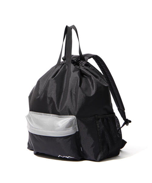 MANASTASH(マナスタッシュ)の「MANASTASH×PACKING/マナスタッシュ×パッキング NAP BACKPACK/ナップバックパック(バックパック/リュック・メンズ・ブラック・F)」の6枚目の写真