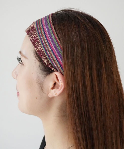 Trinite studioXSND*HairTie ブラウンバンダナヘアバンド セール】【 Port / ポート 】 アジアンスタイル ヘアバンド