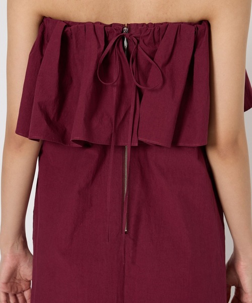 BABYLONE（バビロン）の「【柳橋唯さんコラボアイテム】マルチWAYキャミワンピース（ワンピース・レディース・ボルドー/オフホワイト/ブラック・36/34）」の20枚目の写真