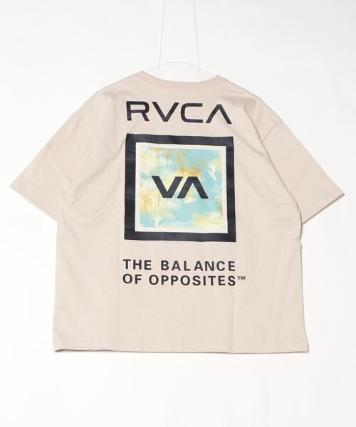 RVCA（ルーカ）の「ルーカ RVCA BOX SS サーフ 半袖Tシャツ（Tシャツ/カットソー・メンズ・ホワイト/カーキ・S/M/L）」の3枚目の写真
