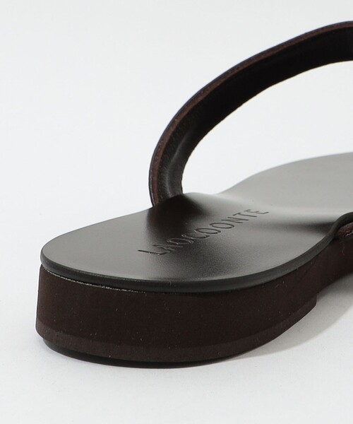 LAOCOONTE（ラオコンテ）の「【別注】LAOCOONTE CAMILA フラットサンダル（サンダル・レディース・ダークブラウン・38/37/36）」の7枚目の写真