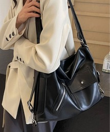 kirakiraShop（キラキラショップ）の「2Way レザー ショルダー バッグ（ショルダーバッグ）」