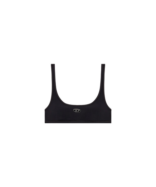 DIESEL D-Core ロゴバンド スポーツブラ ブラレット 関税込 Diesel Sandra-D-Core スポーツブラ | ホワイト | FARFETCH JP