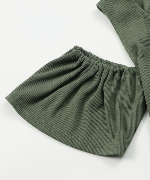 algy（アルジー）の「リブ肩あきトップス（Tシャツ/カットソー・キッズ・ブラック/カーキ/アイボリー・SMALL/MEDIUM/X-SMALL/XX-SMALL）」の13枚目の写真