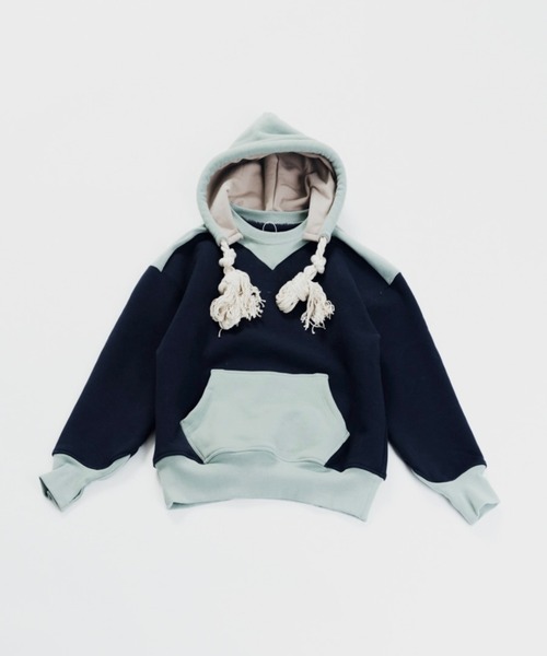 OUAT(オーユーエーティー)の「OUAT/オーユーエーティー/AFTER HOODIE(パーカー・メンズ・ネイビー/カーキ・3/2)」の3枚目の写真