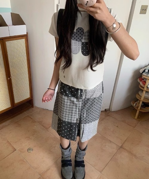 almo（アルモ）の「【LAMPOON】ハートクローバーTシャツ（Tシャツ/カットソー・レディース・ホワイト・MEDIUM/LARGE）」の3枚目の写真