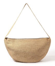 IBELIV（アイビリーブ）の「IBELIV TAMANA ラフィア クロワッサン ショルダーバッグ（バックパック/リュック）」