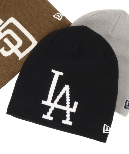 ニューエラ ニット帽ビーニー MLB ジャガード（ニットキャップ