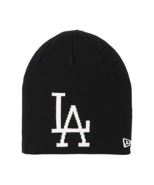 NEW ERA(ニューエラ)の「ニューエラ ニット帽ビーニー MLB ジャガード(ニットキャップ/ビーニー・メンズ・ブラック/グレー/ブラウン・FREE)」の5枚目の写真