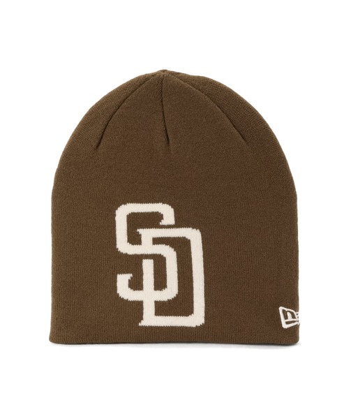 NEW ERA(ニューエラ)の「ニューエラ ニット帽ビーニー MLB ジャガード(ニットキャップ/ビーニー・メンズ・ブラック/グレー/ブラウン・FREE)」の8枚目の写真