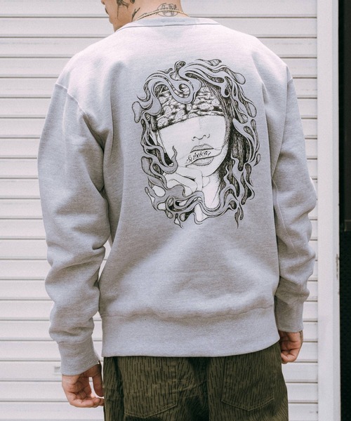 Subciety（サブサエティ）の「Temptation sweatshirt（スウェット・メンズ・ホワイト/グレー/ブラック・XX-LARGE/X-LARGE/LARGE/MEDIUM/SMALL）」の3枚目の写真