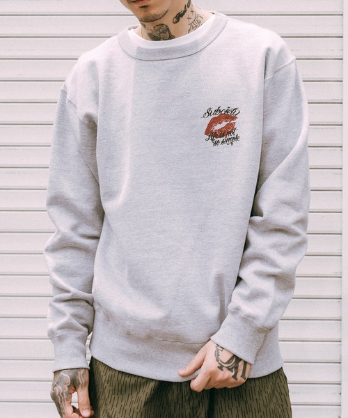 Subciety（サブサエティ）の「Temptation sweatshirt（スウェット・メンズ・ホワイト/グレー/ブラック・XX-LARGE/X-LARGE/LARGE/MEDIUM/SMALL）」の14枚目の写真
