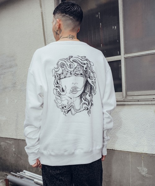 Subciety（サブサエティ）の「Temptation sweatshirt（スウェット・メンズ・ホワイト/グレー/ブラック・XX-LARGE/X-LARGE/LARGE/MEDIUM/SMALL）」の11枚目の写真