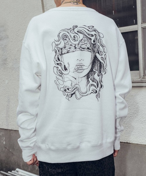 Subciety（サブサエティ）の「Temptation sweatshirt（スウェット・メンズ・ホワイト/グレー/ブラック・XX-LARGE/X-LARGE/LARGE/MEDIUM/SMALL）」の4枚目の写真