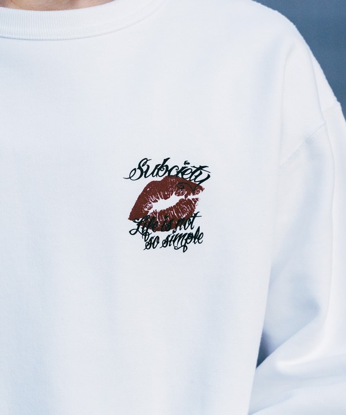 Subciety（サブサエティ）の「Temptation sweatshirt（スウェット・メンズ・ホワイト/グレー/ブラック・XX-LARGE/X-LARGE/LARGE/MEDIUM/SMALL）」の6枚目の写真