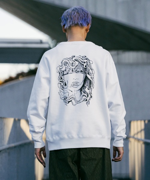 Subciety（サブサエティ）の「Temptation sweatshirt（スウェット・メンズ・ホワイト/グレー/ブラック・XX-LARGE/X-LARGE/LARGE/MEDIUM/SMALL）」の5枚目の写真