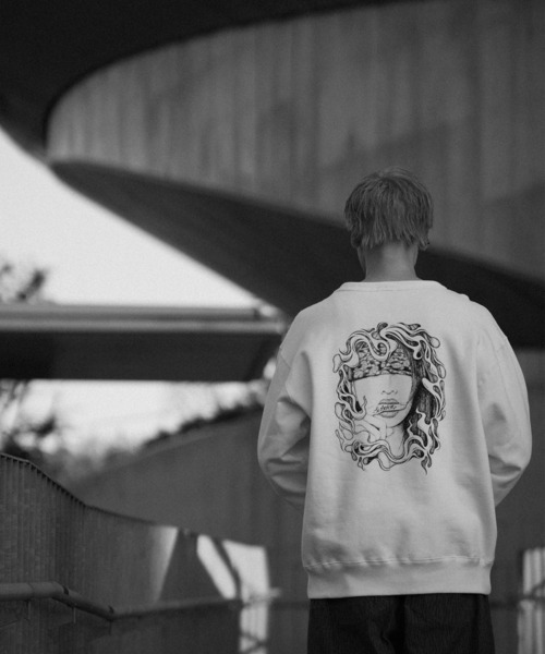 Subciety（サブサエティ）の「Temptation sweatshirt（スウェット・メンズ・ホワイト/グレー/ブラック・XX-LARGE/X-LARGE/LARGE/MEDIUM/SMALL）」の9枚目の写真
