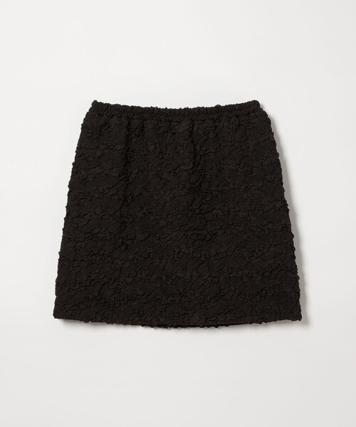 EMMEL REFINES（エメルリファインズ）の「＜EMMEL REFINES＞EM フクレジャカード ミニスカート（スカート・レディース・ホワイト/ブラック・M/S）」の4枚目の写真