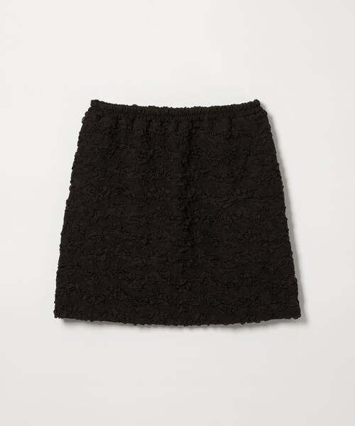 EMMEL REFINES（エメルリファインズ）の「＜EMMEL REFINES＞EM フクレジャカード ミニスカート（スカート・レディース・ホワイト/ブラック・M/S）」の3枚目の写真