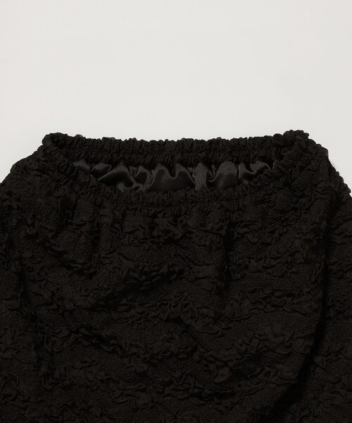 EMMEL REFINES（エメルリファインズ）の「＜EMMEL REFINES＞EM フクレジャカード ミニスカート（スカート・レディース・ホワイト/ブラック・M/S）」の8枚目の写真