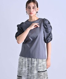 RAW FUDGE | シルケット天竺タフタスリーブプルオーバー(Tシャツ/カットソー)