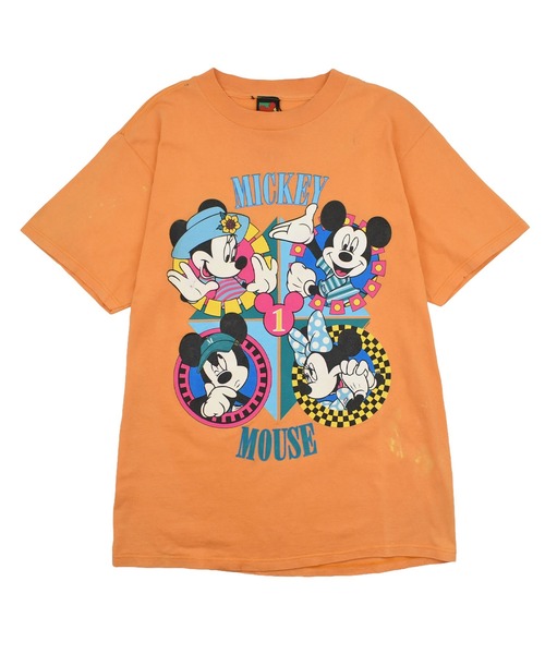 【USED】90’s Disney “MICKEY MOUSE” キャラクター Tシャツ