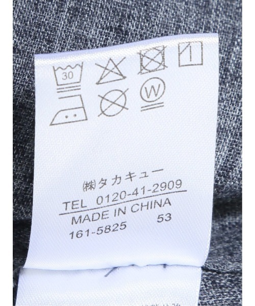 TAKA-Q（タカキュー）の「【フレンチリネン混 開襟】タカキュー  シャンブレー オープンカラー半袖シャツ（シャツ/ブラウス・メンズ・ブラック/ブルー/ボルドー/ネイビー・X-LARGE/LARGE/MEDIUM）」の22枚目の写真