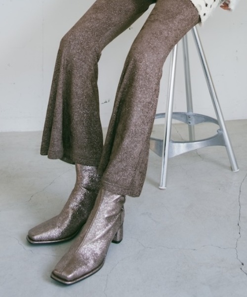 sahara（サハラ）の「Glitter Square Boots/グリッタースクエアブーツ（ブーツ・レディース・ブラック/ブロンズ/その他・S/M/L）」の3枚目の写真
