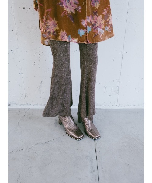 sahara（サハラ）の「Glitter Square Boots/グリッタースクエアブーツ（ブーツ・レディース・ブラック/ブロンズ/その他・S/M/L）」の6枚目の写真