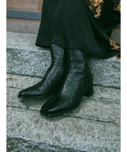 sahara（サハラ）の「Glitter Square Boots/グリッタースクエアブーツ（ブーツ・レディース・ブラック/ブロンズ/その他・S/M/L）」の16枚目の写真