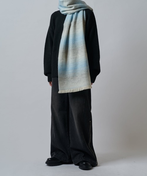 Lui's(ルイス)の「【Neucon/ニューコン】ワイドバギーサイドZIPフレアデニムパンツ(デニムパンツ・メンズ・インディゴブルー/ブラック・2/1)」の16枚目の写真