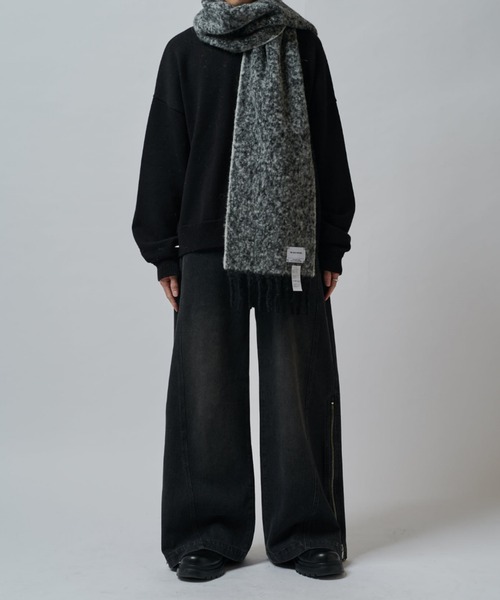 Lui's(ルイス)の「【Neucon/ニューコン】ワイドバギーサイドZIPフレアデニムパンツ(デニムパンツ・メンズ・インディゴブルー/ブラック・2/1)」の17枚目の写真