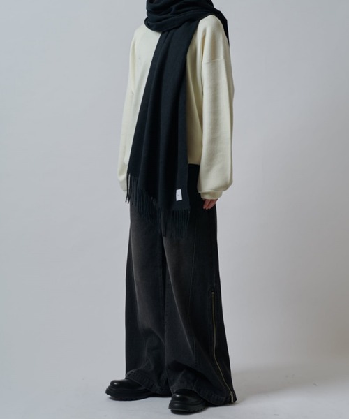 Lui's(ルイス)の「【Neucon/ニューコン】ワイドバギーサイドZIPフレアデニムパンツ(デニムパンツ・メンズ・インディゴブルー/ブラック・2/1)」の18枚目の写真