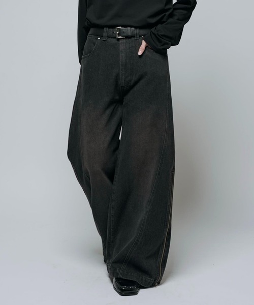 afb フレアデニム AFB フレアデニム M AFB フレアパンツ nubian