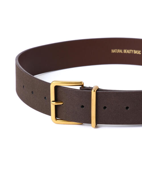 NATURAL BEAUTY BASIC（ナチュラルビューティーベーシック）の「スエードタッチベルト（ベルト・レディース・キャメル/ダークブラウン・FREE）」の4枚目の写真