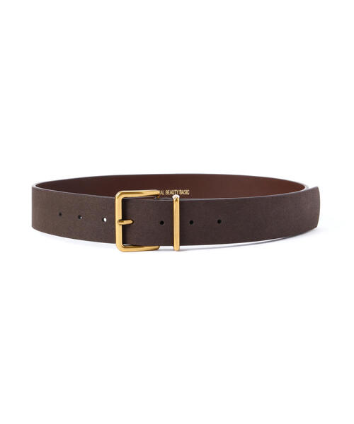 NATURAL BEAUTY BASIC（ナチュラルビューティーベーシック）の「スエードタッチベルト（ベルト・レディース・キャメル/ダークブラウン・FREE）」の2枚目の写真