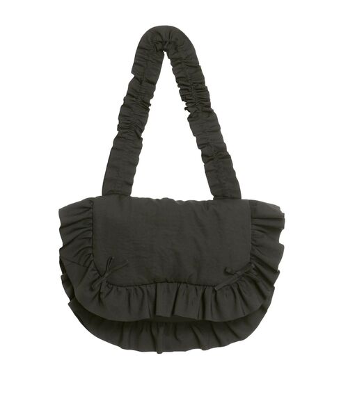 merry jenny（メリージェニー）の「pillowショルダーバッグ（ショルダーバッグ・レディース・ライトブルー/ブラック/アイボリー・FREE）」の3枚目の写真