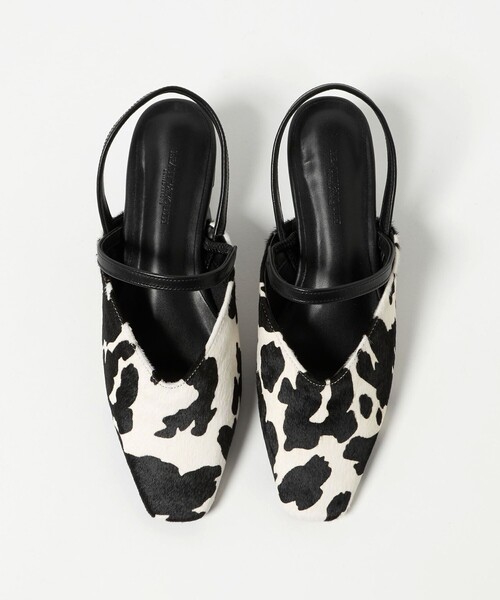 BEAUTY&YOUTH UNITED ARROWS（ビューティーアンドユースユナイテッドアローズ）の「ヘアー×レザー コンビ フラットシューズ（サンダル・レディース・ブラック/ダークブラウン・36h/36/37h/37）」の17枚目の写真