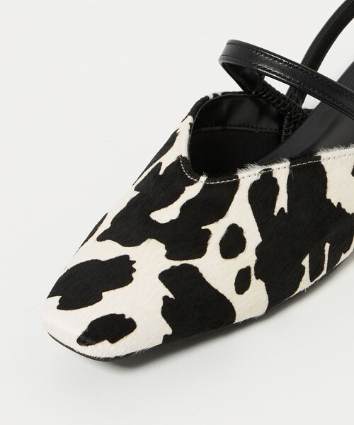 BEAUTY&YOUTH UNITED ARROWS（ビューティーアンドユースユナイテッドアローズ）の「ヘアー×レザー コンビ フラットシューズ（サンダル・レディース・ブラック/ダークブラウン・36h/36/37h/37）」の22枚目の写真