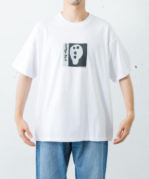 cotton pan(コットンパン)の「COTTON PAN MO MOVE(Tシャツ/カットソー・メンズ・ブラック/ホワイト・SMALL/MEDIUM/LARGE)」の3枚目の写真