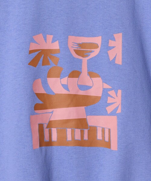 Gift Shop（ギフトショップ）の「＜Gift Shop＞ Le Verre Vole ショートスリーブTシャツ（Tシャツ/カットソー・レディース・パープル・M）」の11枚目の写真