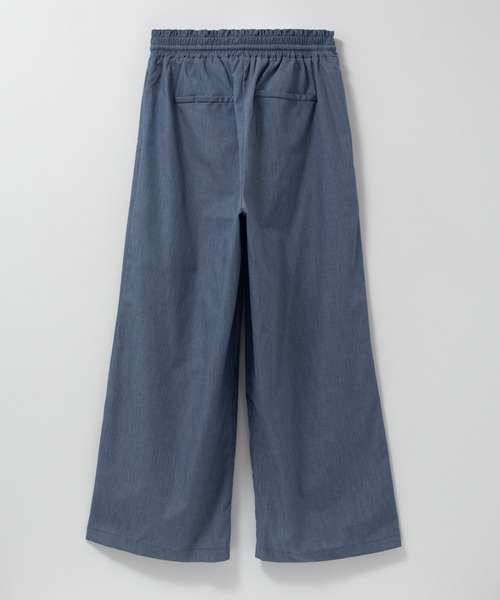 Mac-House(マックハウス)の「milli de l'air デニムライク セミワイドパンツ(デニムパンツ・レディース・ライトグレー/ネイビー/ブルー・M/L)」の10枚目の写真