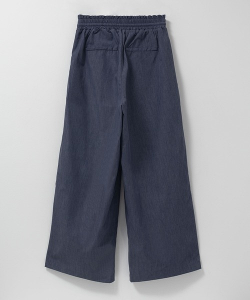 Mac-House(マックハウス)の「milli de l'air デニムライク セミワイドパンツ(デニムパンツ・レディース・ライトグレー/ネイビー/ブルー・M/L)」の9枚目の写真