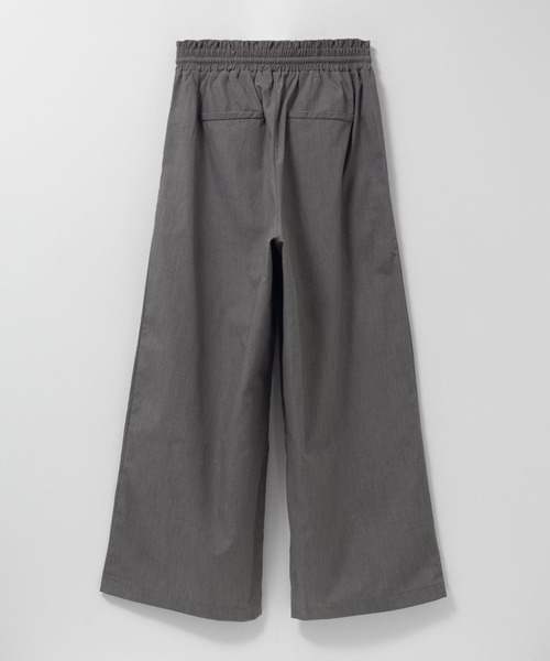 Mac-House(マックハウス)の「milli de l'air デニムライク セミワイドパンツ(デニムパンツ・レディース・ライトグレー/ネイビー/ブルー・M/L)」の8枚目の写真